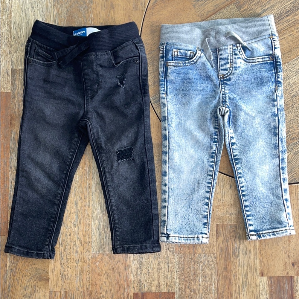 Old Navy Baby Jeans - Black and Blue
